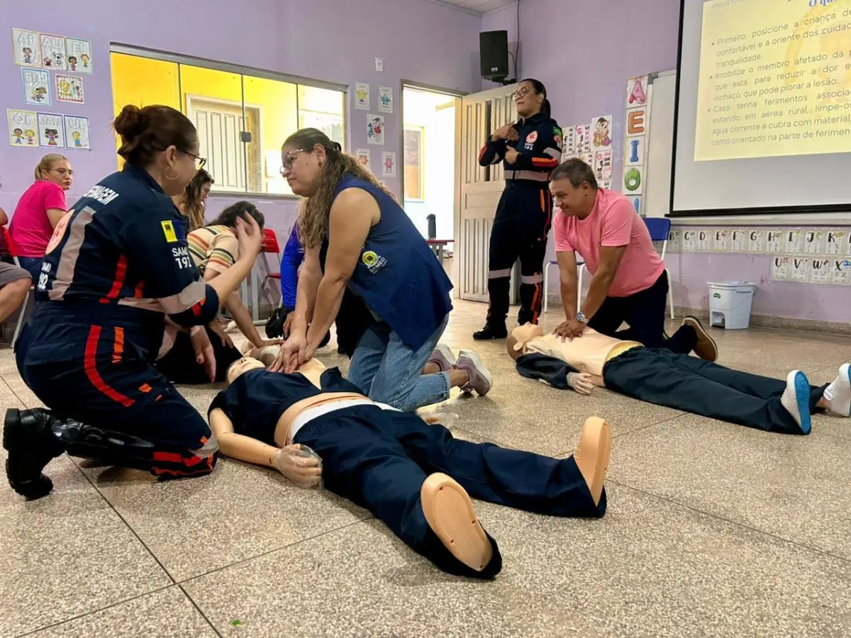 Projeto Samuzinho ultrapassa marca de 600 servidores da Educação capacitados em primeiros socorros